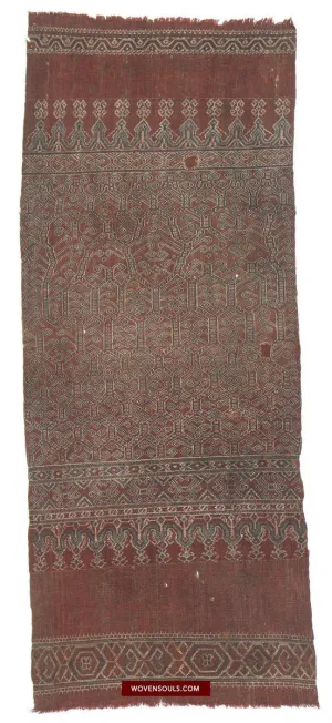 1445 Antique Iban Pua Sungkit Singkit Textile