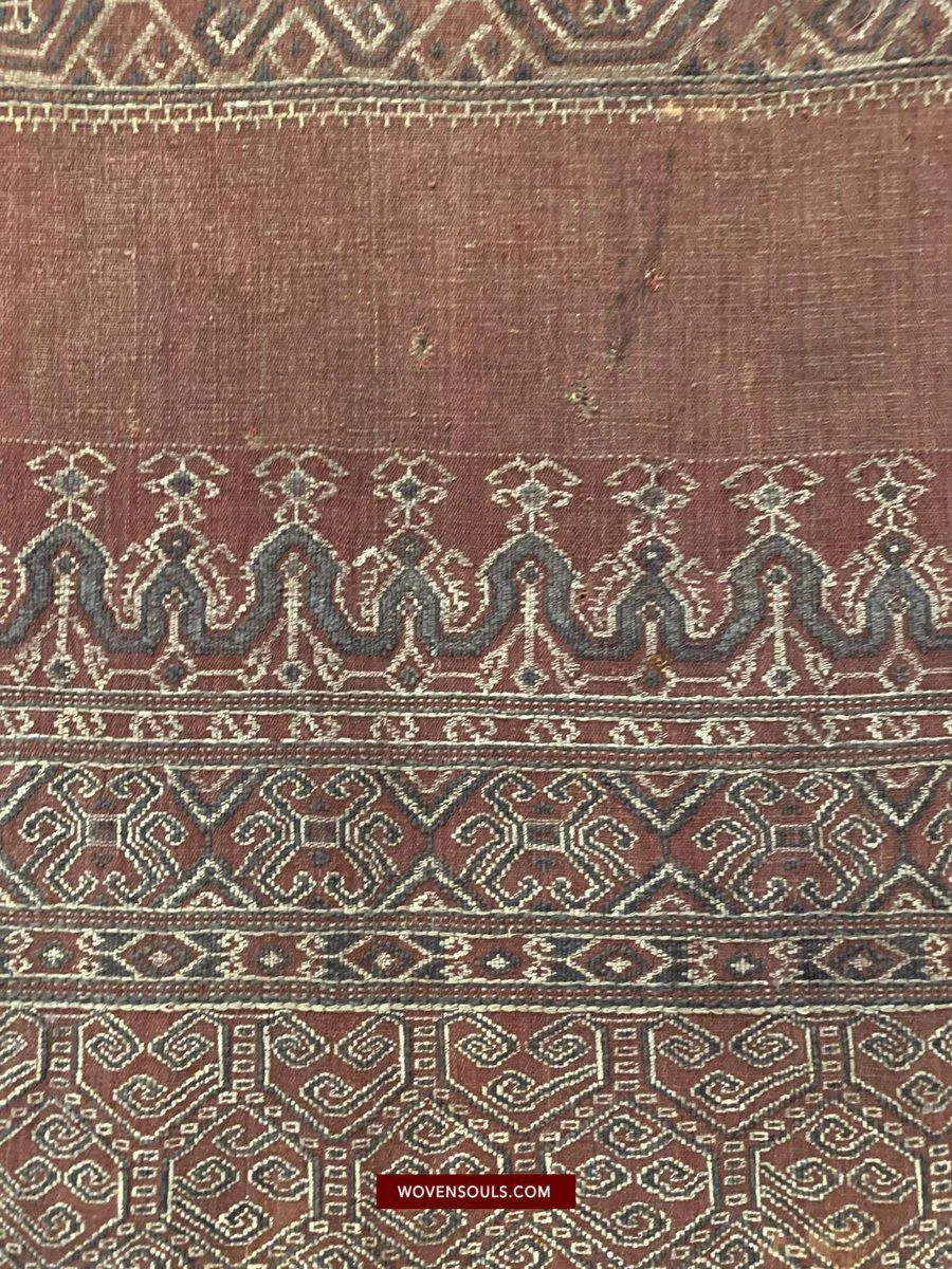 1445 Antique Iban Pua Sungkit Singkit Textile