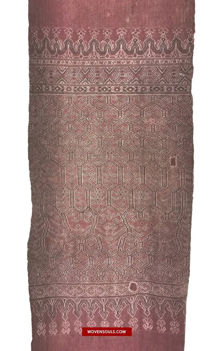 1445 Antique Iban Pua Sungkit Singkit Textile