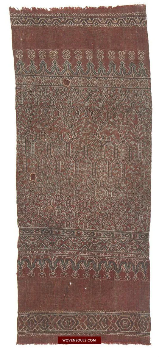 1445 Antique Iban Pua Sungkit Singkit Textile