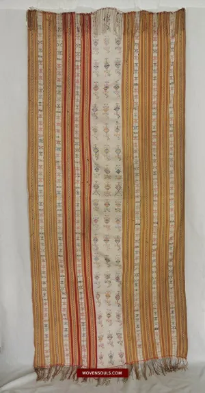 1453 SOLD Old Figurative Ikat Selimut  from Ayotupas Timor w Lizard Types