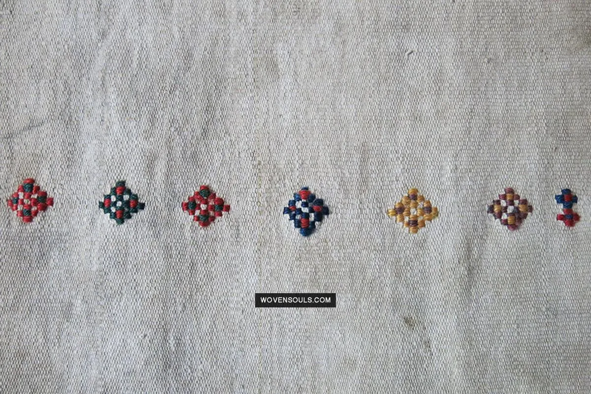 1791 Antique Shahsavan Flatweave Textile Art