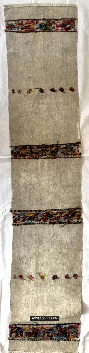 1791 Antique Shahsavan Flatweave Textile Art