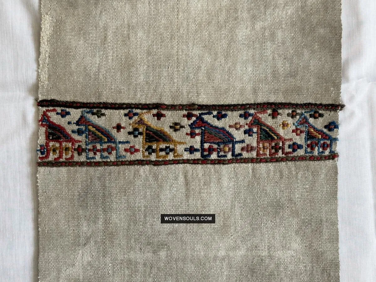 1791 Antique Shahsavan Flatweave Textile Art