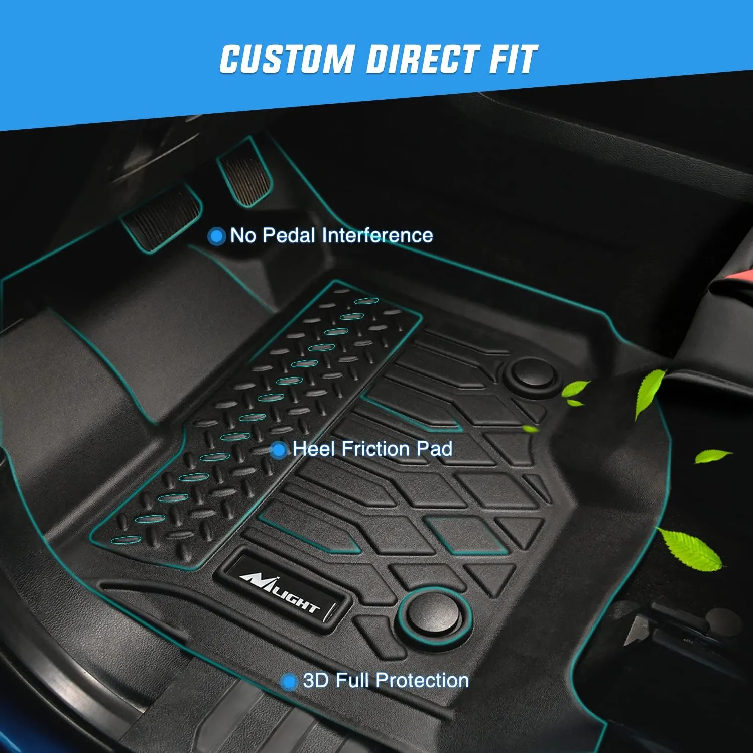 2020-2025 Ford Escape Not For Hybrid TPE Floor Mats