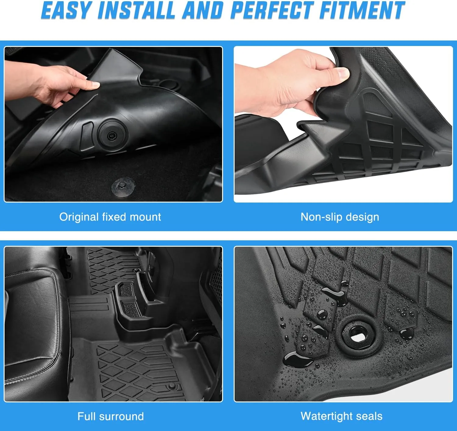 2020-2025 Ford Escape Not For Hybrid TPE Floor Mats