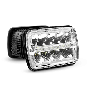 7x6 5x7 45W Hi/Lo DRL LED Headlights Sealed Beam