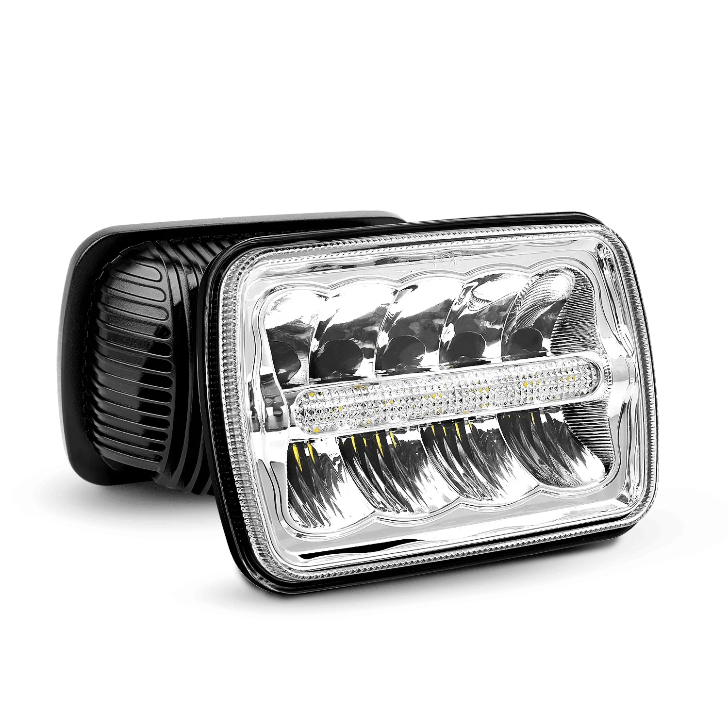 7x6 5x7 45W Hi/Lo DRL LED Headlights Sealed Beam
