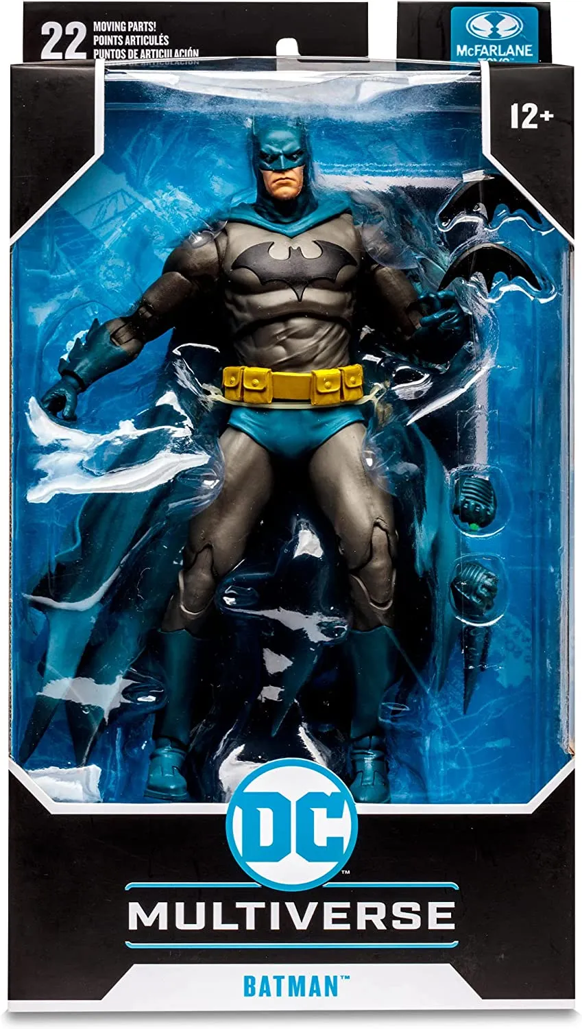 DC Multiverse Hush Batman (Blue/Grey Variant) 7" Inch Scale Action Figure - McFarlane Toys