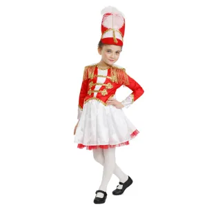 Girls Fancy Drum Majorette Costume