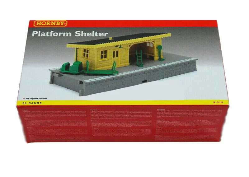 Hornby OO Gauge Platform Shelter Kit New & Boxed UK Model Railway Buildings R510
