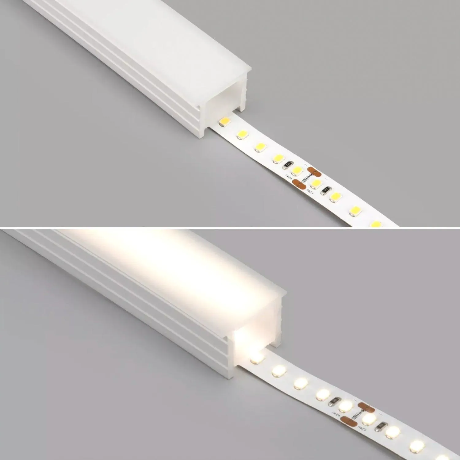LED Neon Flex & LED Strip Silicone Cover Curve Body Flexible Bendable 15x20mm