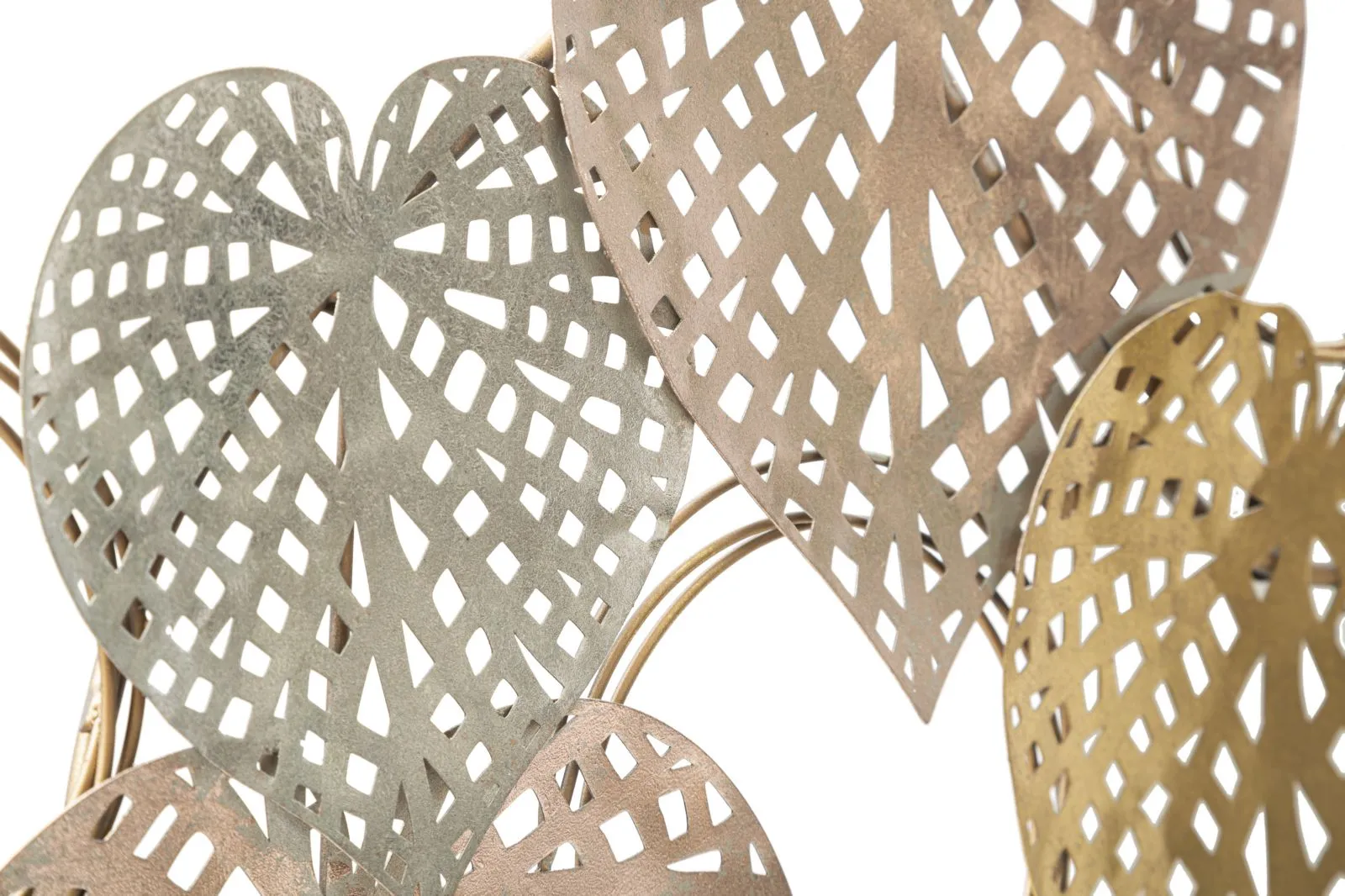 Metallic Hearts Wall Decor