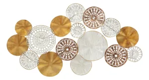 Metallic Mandala Circles Wall Decor