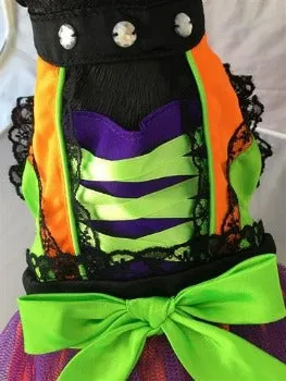 Neon Orange Witch Costume