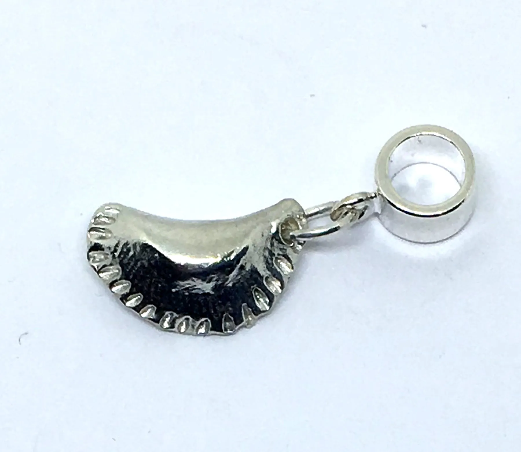 Pierogi Charm in Sterling Silver