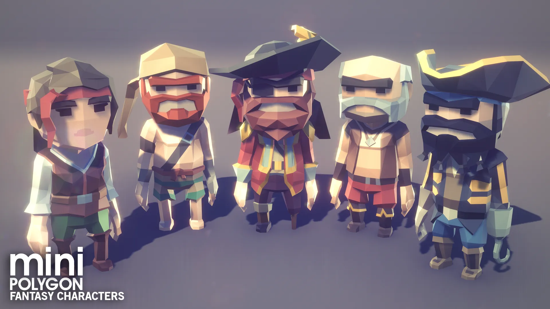 POLYGON MINI - Fantasy Characters Pack