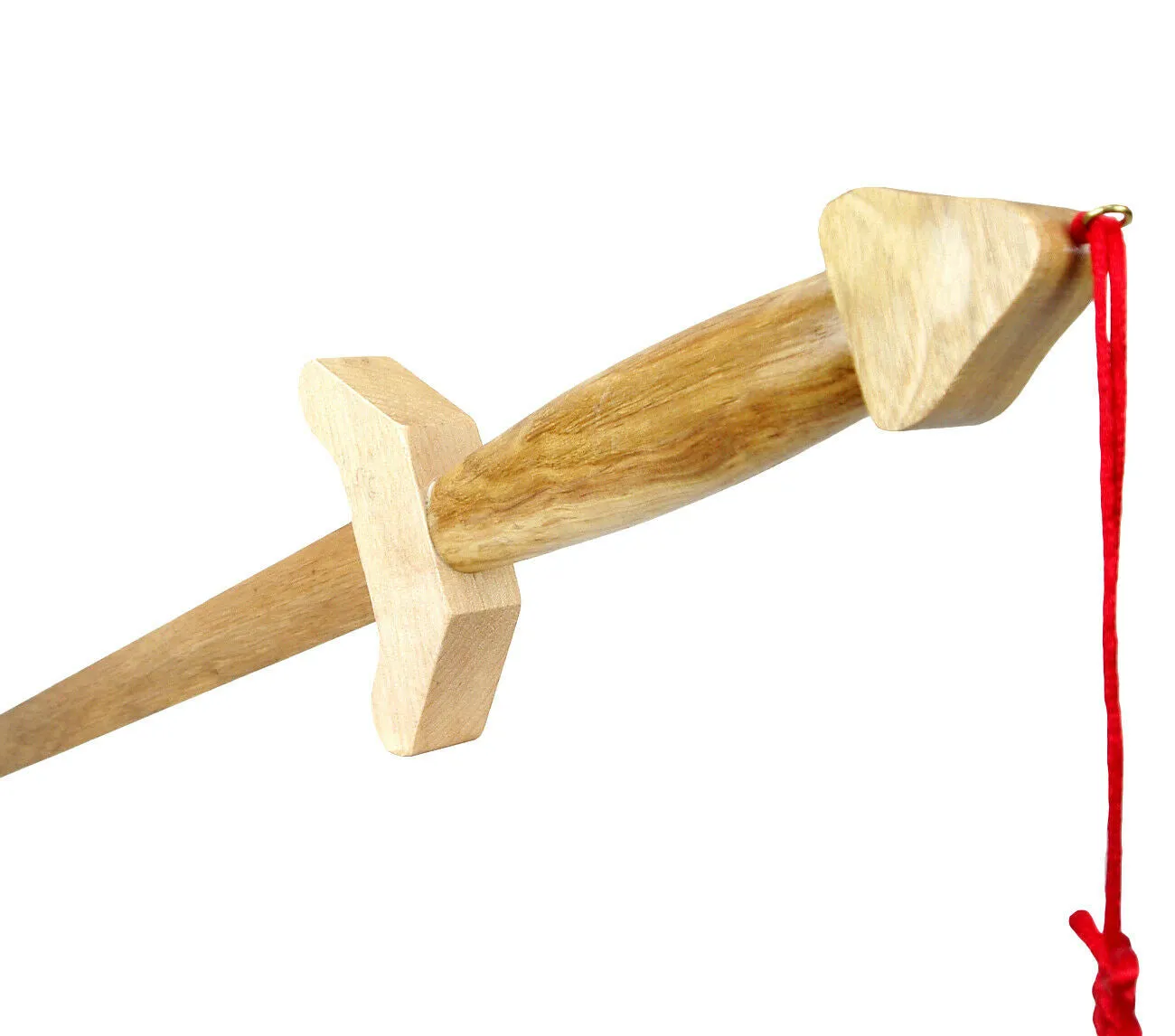 Sword, Wood Taichi, Natural with Scabbard, 35"